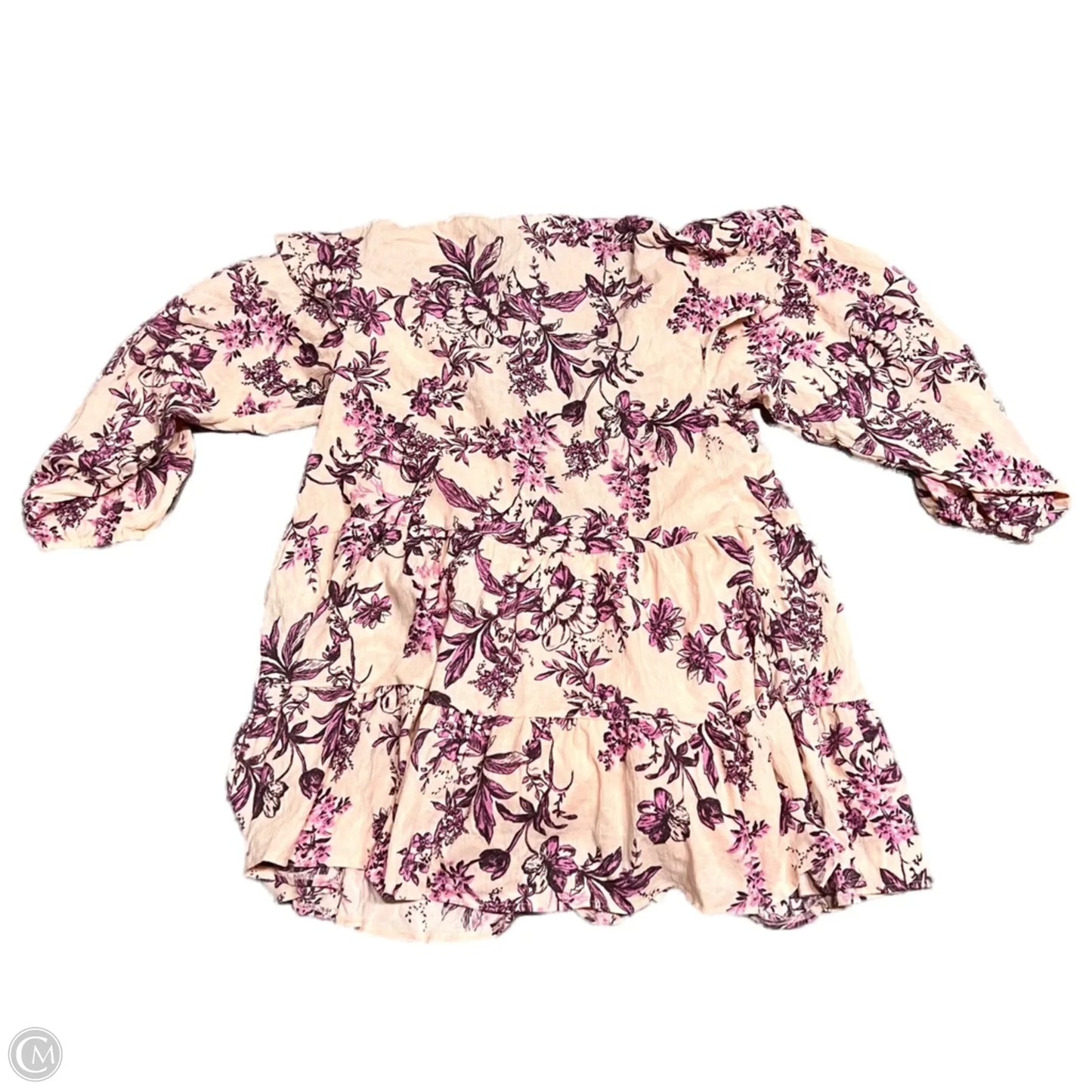 Dress Casual Short By Free People In Pink & Purple, Size: S