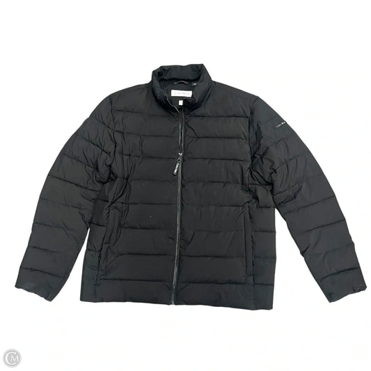 Coat Puffer & Quilted By Calvin Klein In Black, Size: L