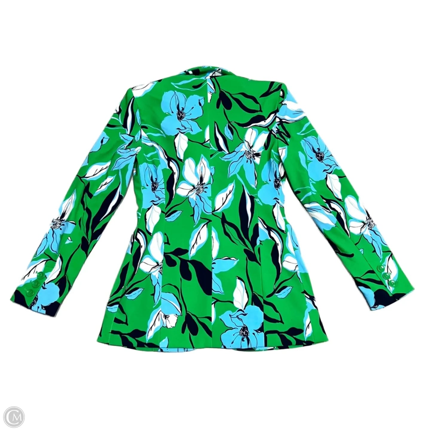 Blazer By Boston Proper In Blue & Green, Size: Xs