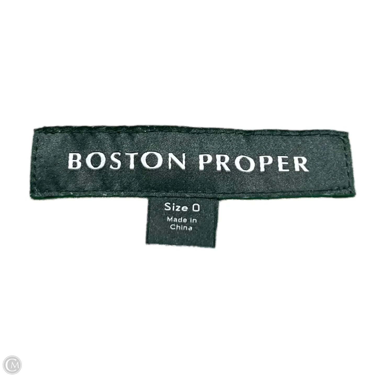 Blazer By Boston Proper In Blue & Green, Size: Xs