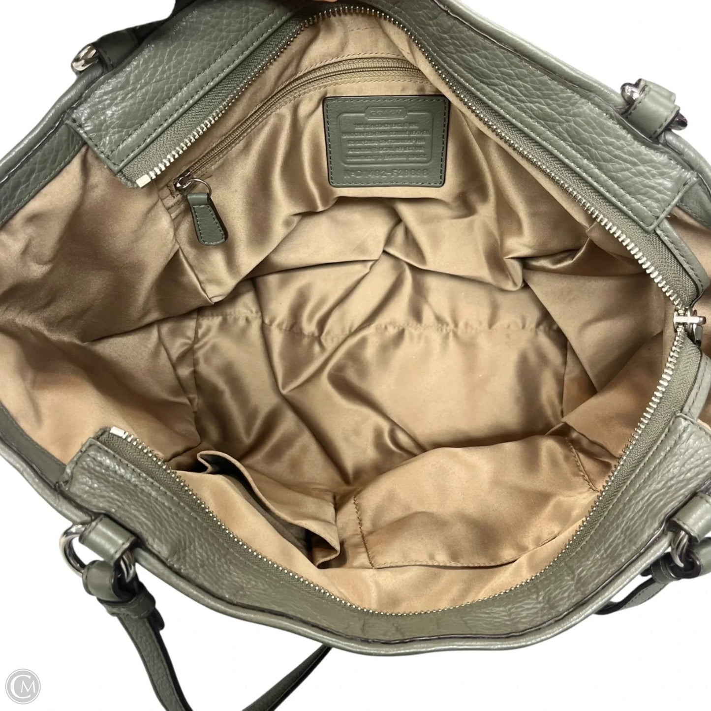 Tote Designer By Coach, Size: Large