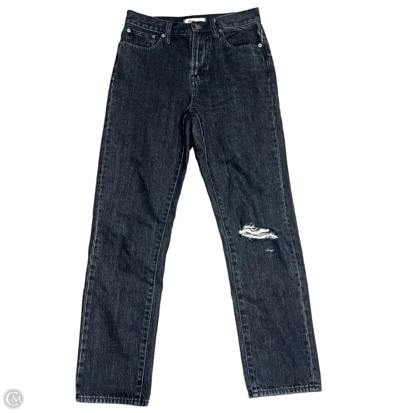 Jeans Straight By Madewell In Grey Denim, Size: 2