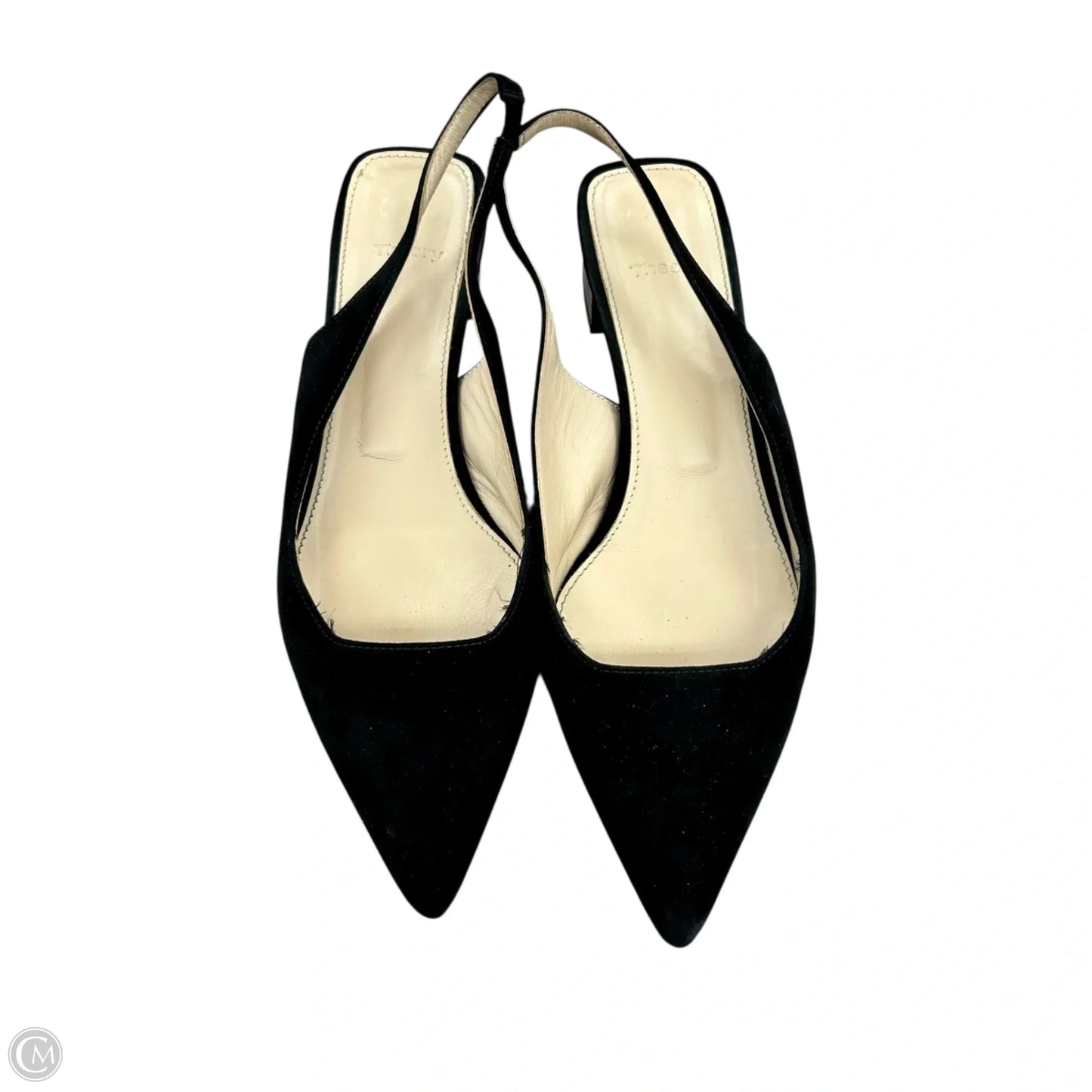 Shoes Heels Block By Theory In Black, Size: 9