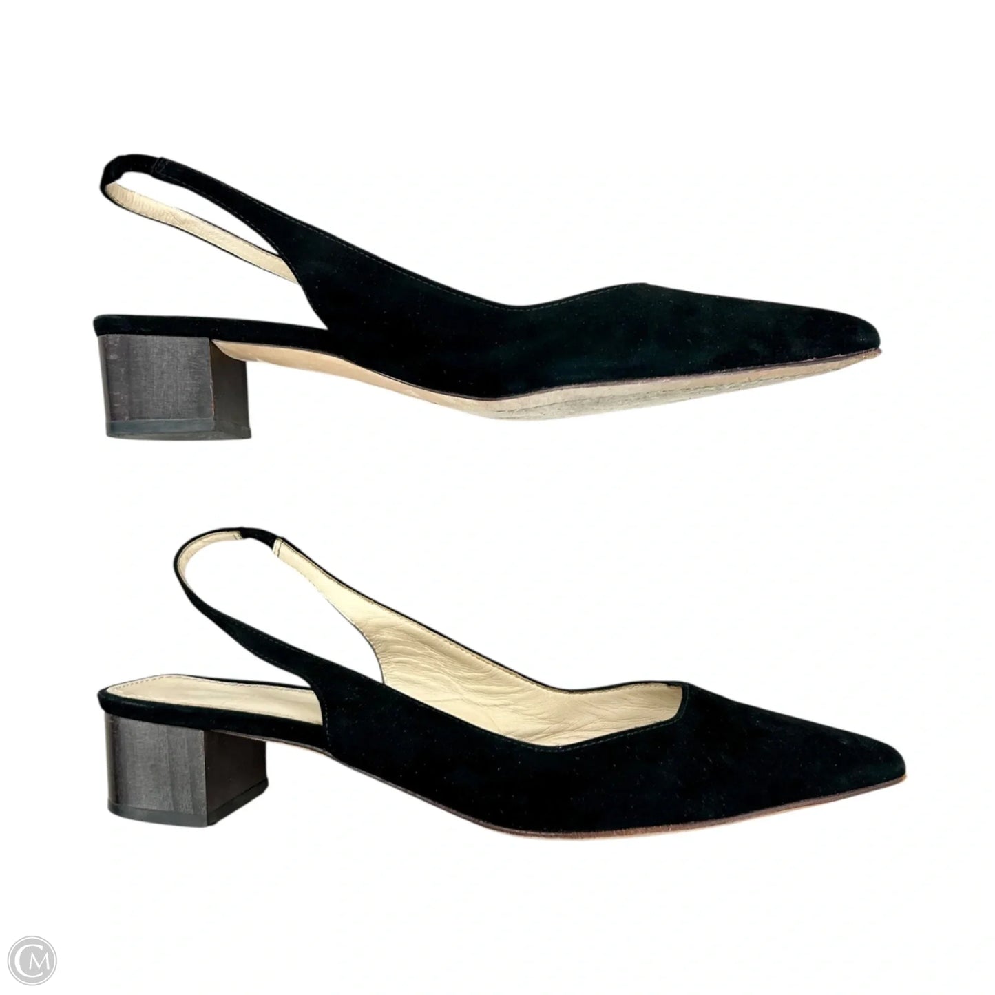 Shoes Heels Block By Theory In Black, Size: 9