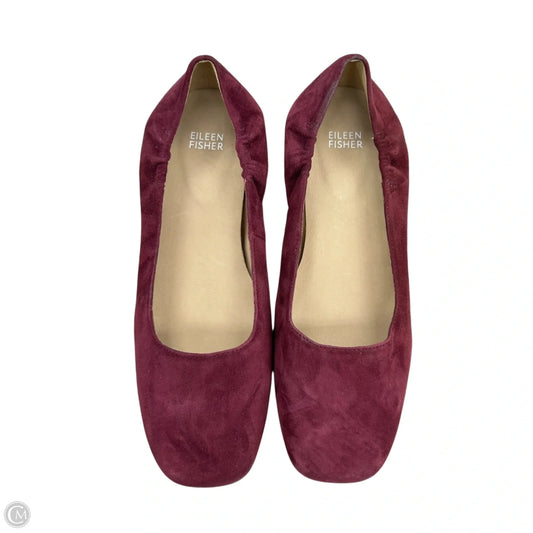 Shoes Heels Block By Eileen Fisher In Red, Size: 9