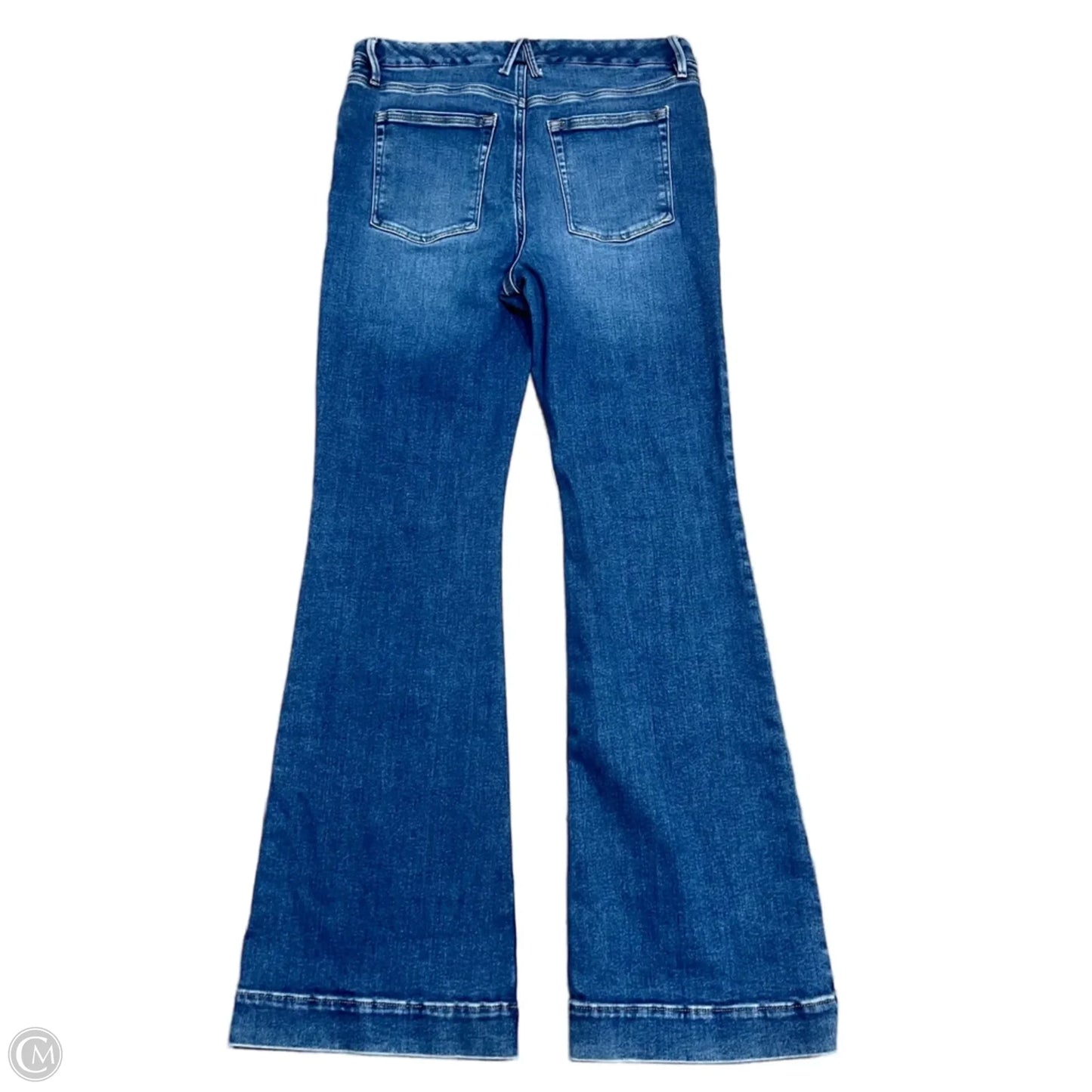 Jeans Boot Cut By Good American In Blue Denim, Size: 14