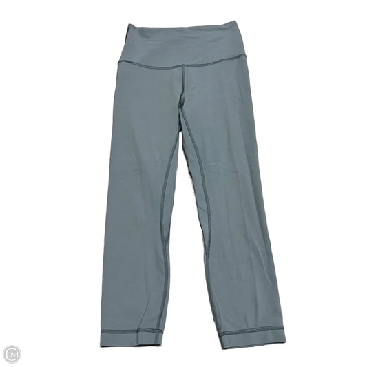 Athletic Capris By Lululemon In Grey, Size: 4