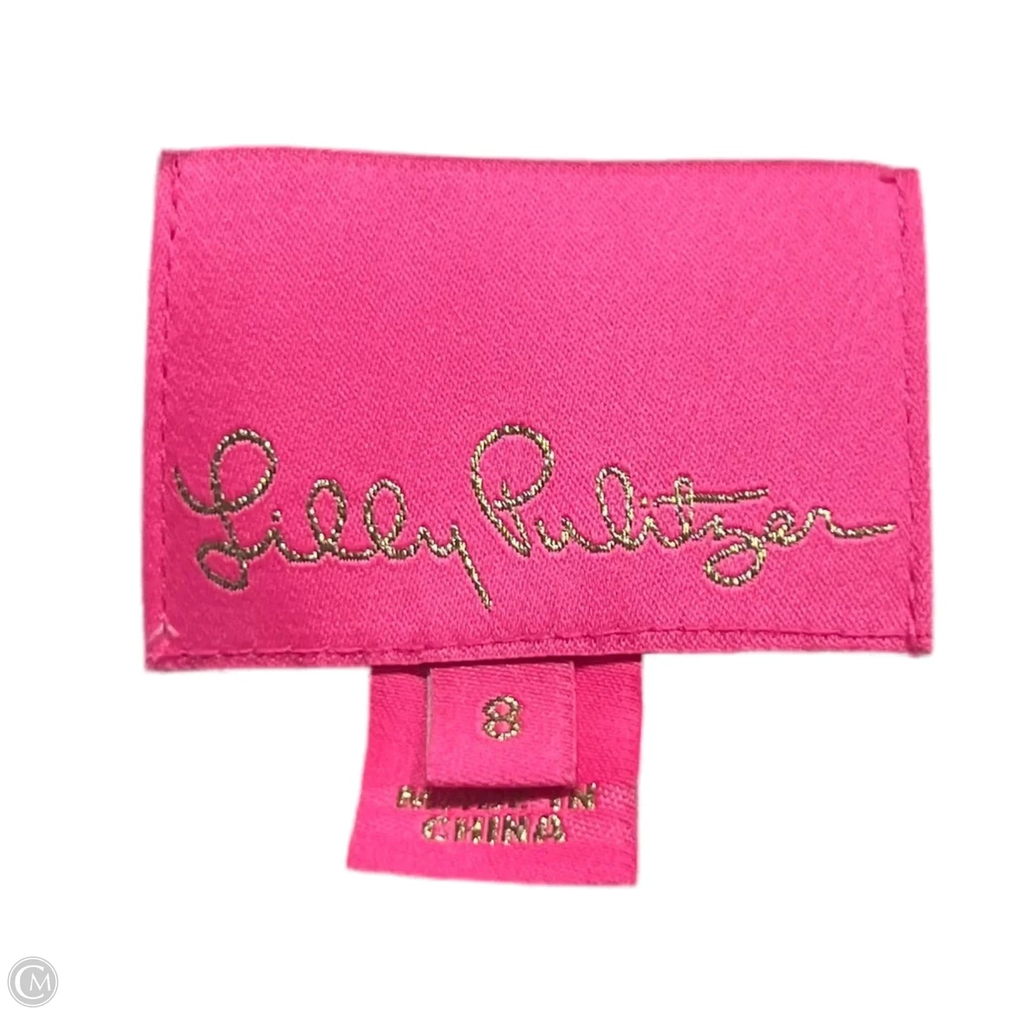 Dress Designer By Lilly Pulitzer In Blue & White, Size: M