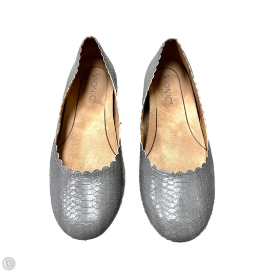 Shoes Flats By Vionic In Grey, Size: 6.5
