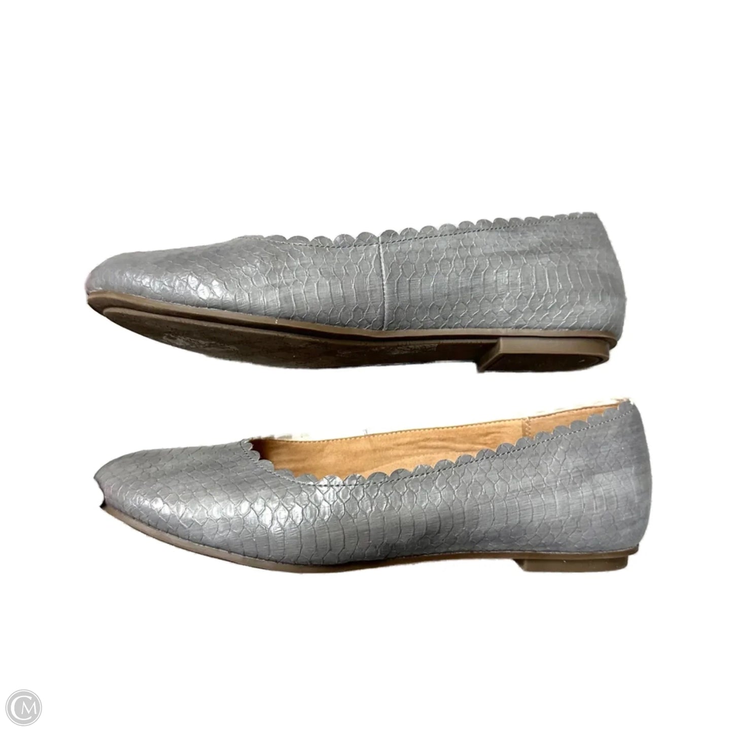 Shoes Flats By Vionic In Grey, Size: 6.5
