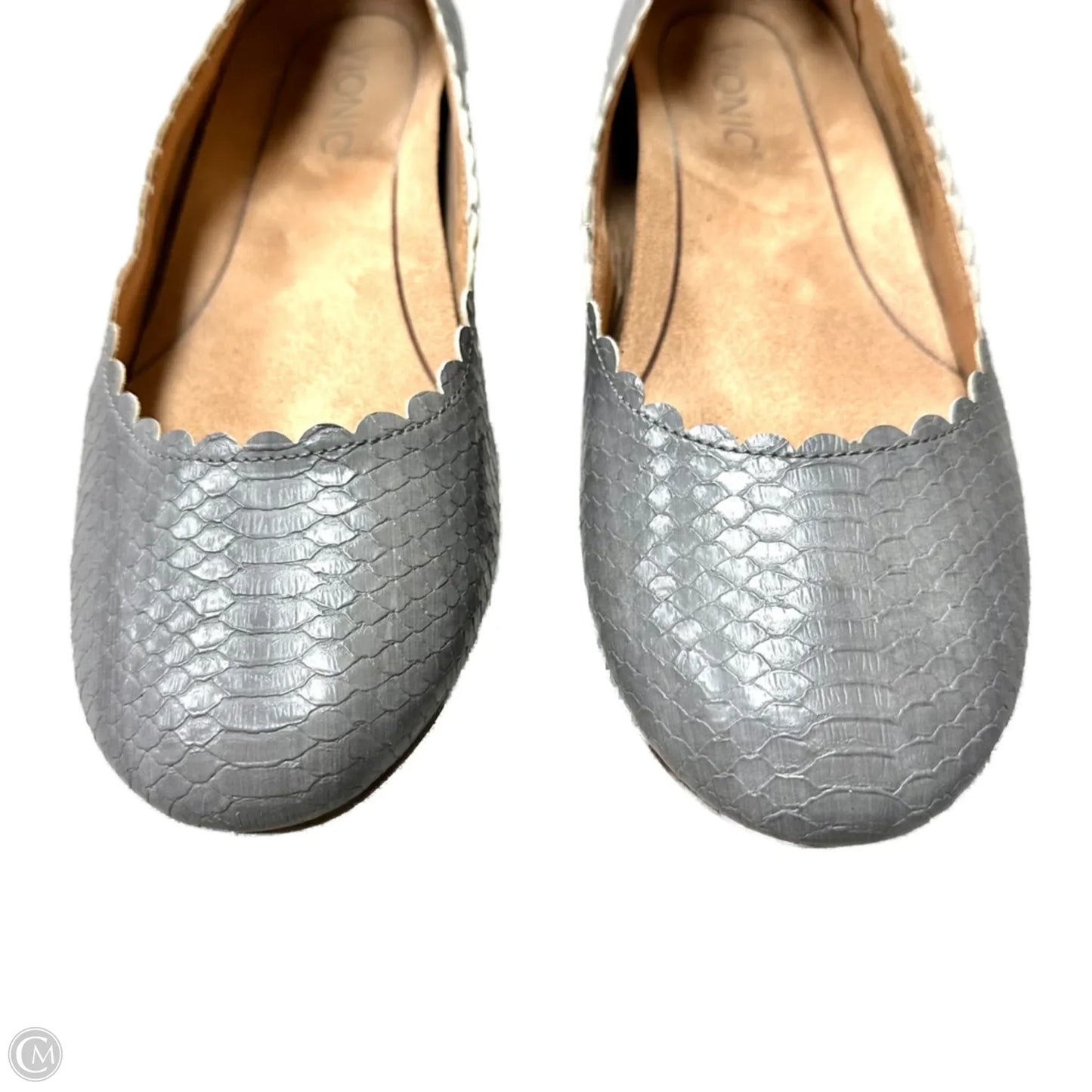 Shoes Flats By Vionic In Grey, Size: 6.5