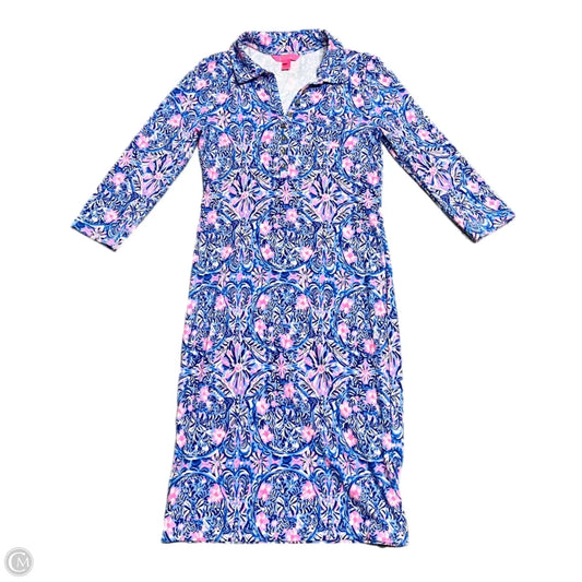 Dress Designer By Lilly Pulitzer In Blue & Pink, Size: S