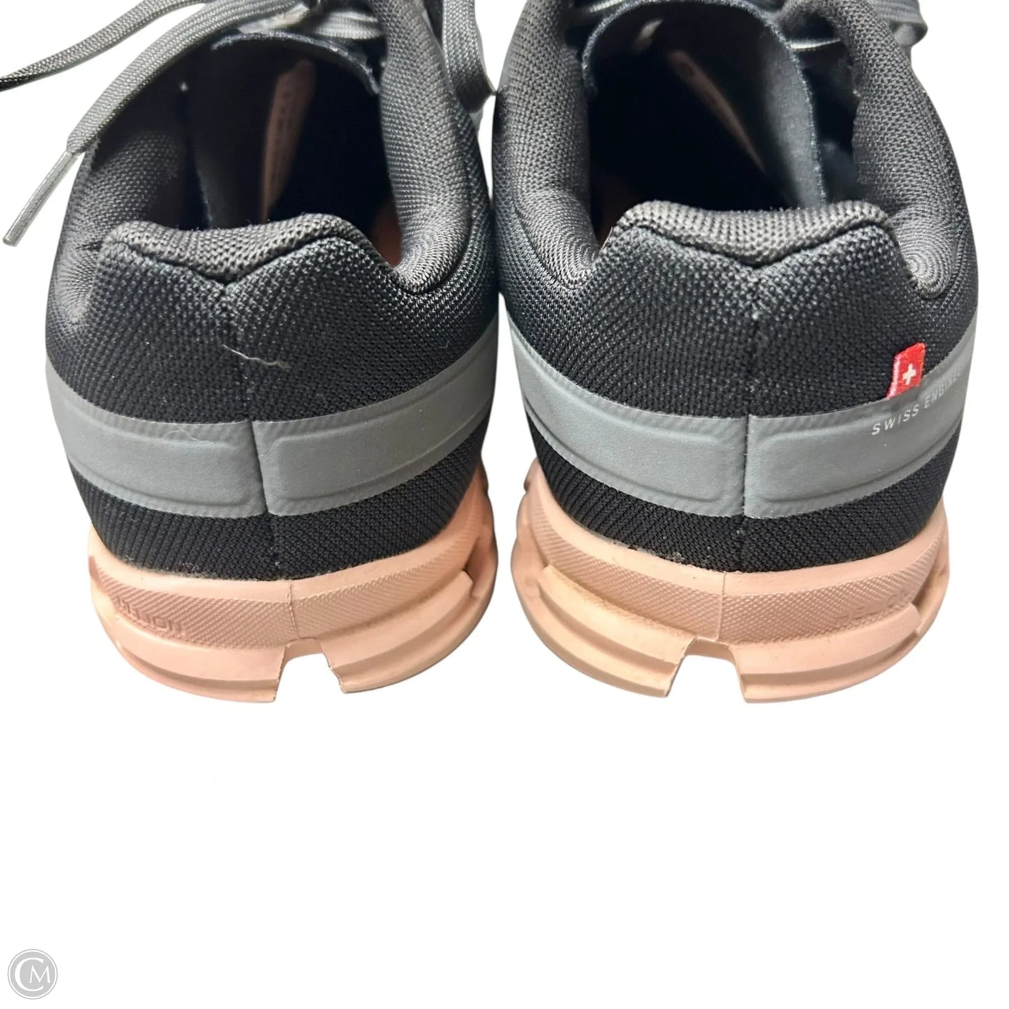Shoes Athletic By On Cloud In Black & Grey, Size: 8.5