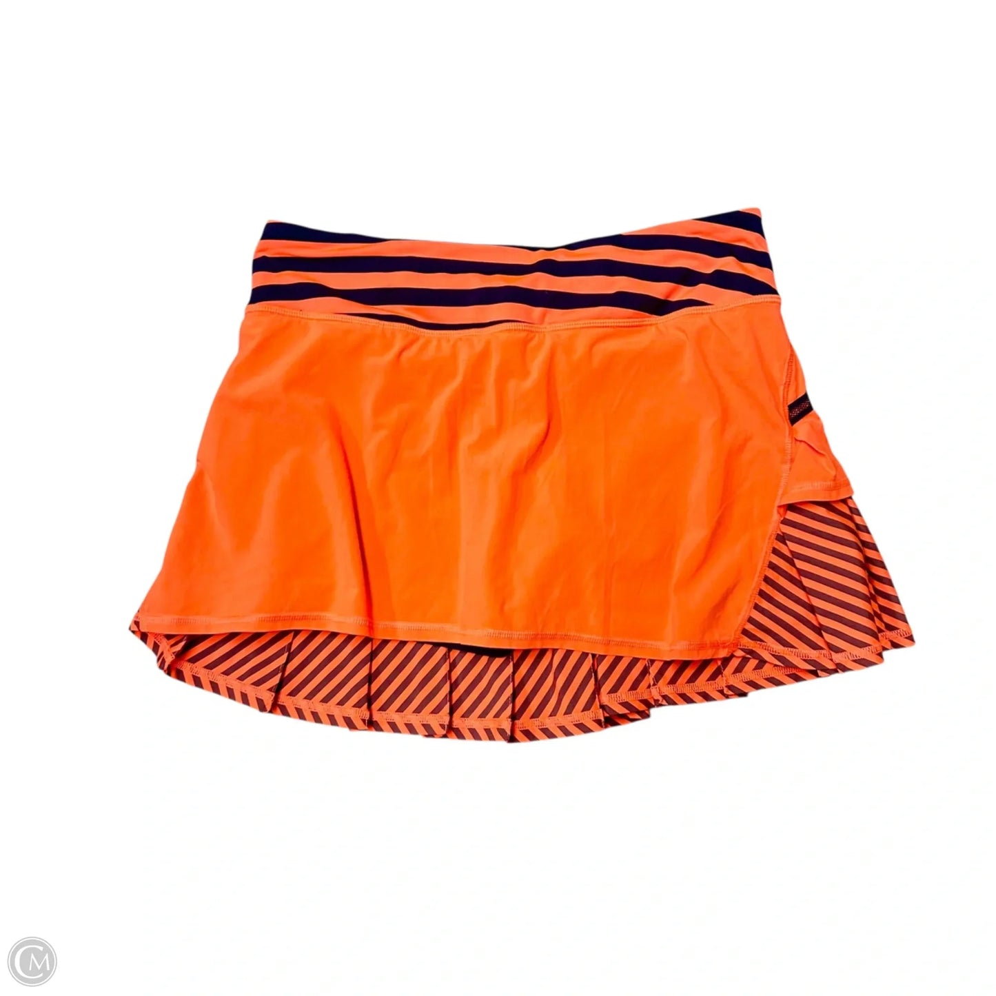 Athletic Skort By Lululemon In Blue & Orange, Size: 6