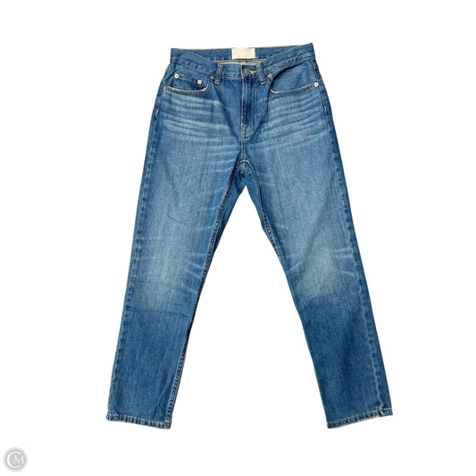 Jeans Straight By Everlane In Blue Denim, Size: 2