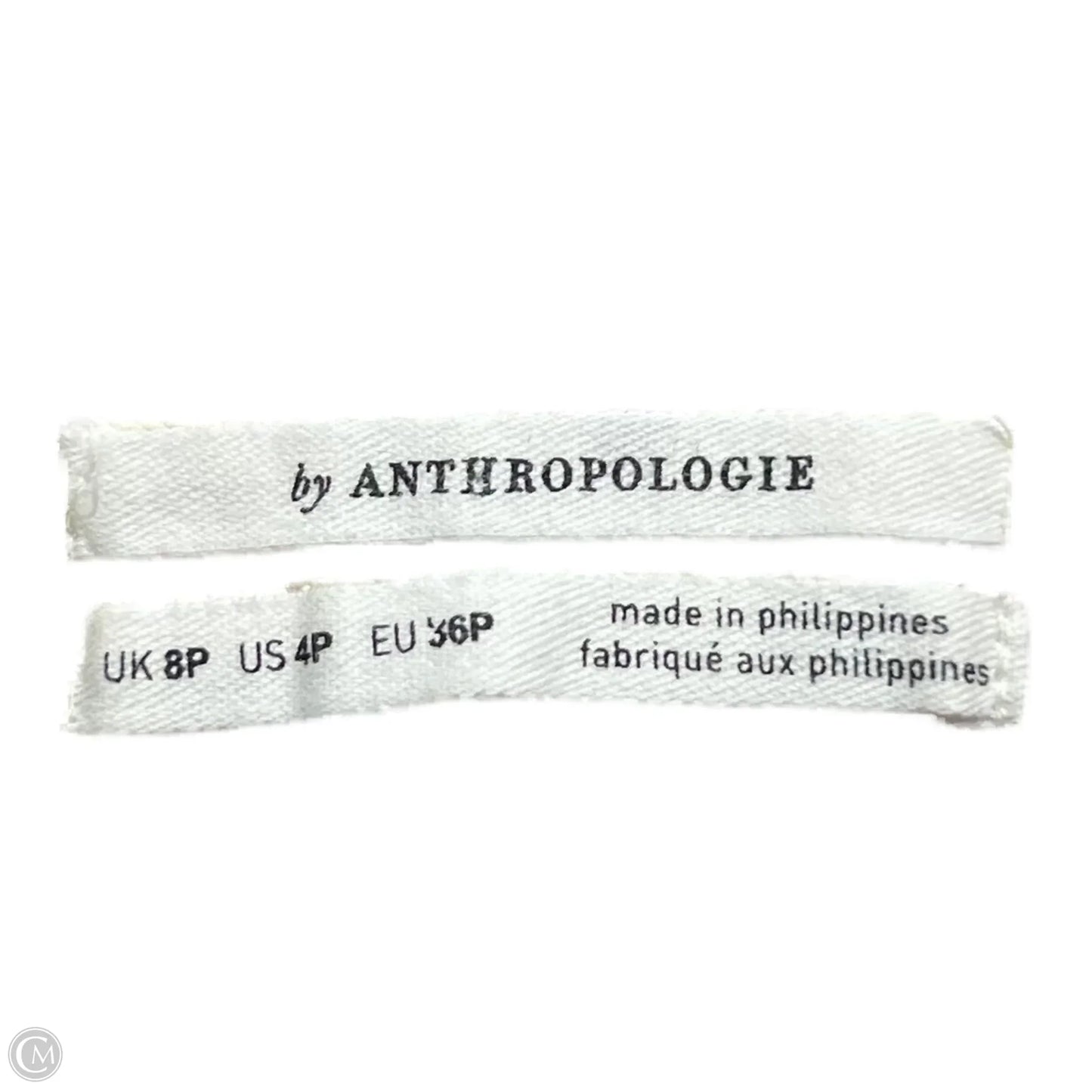 Dress Casual Midi By Anthropologie In Cream & Red, Size: S