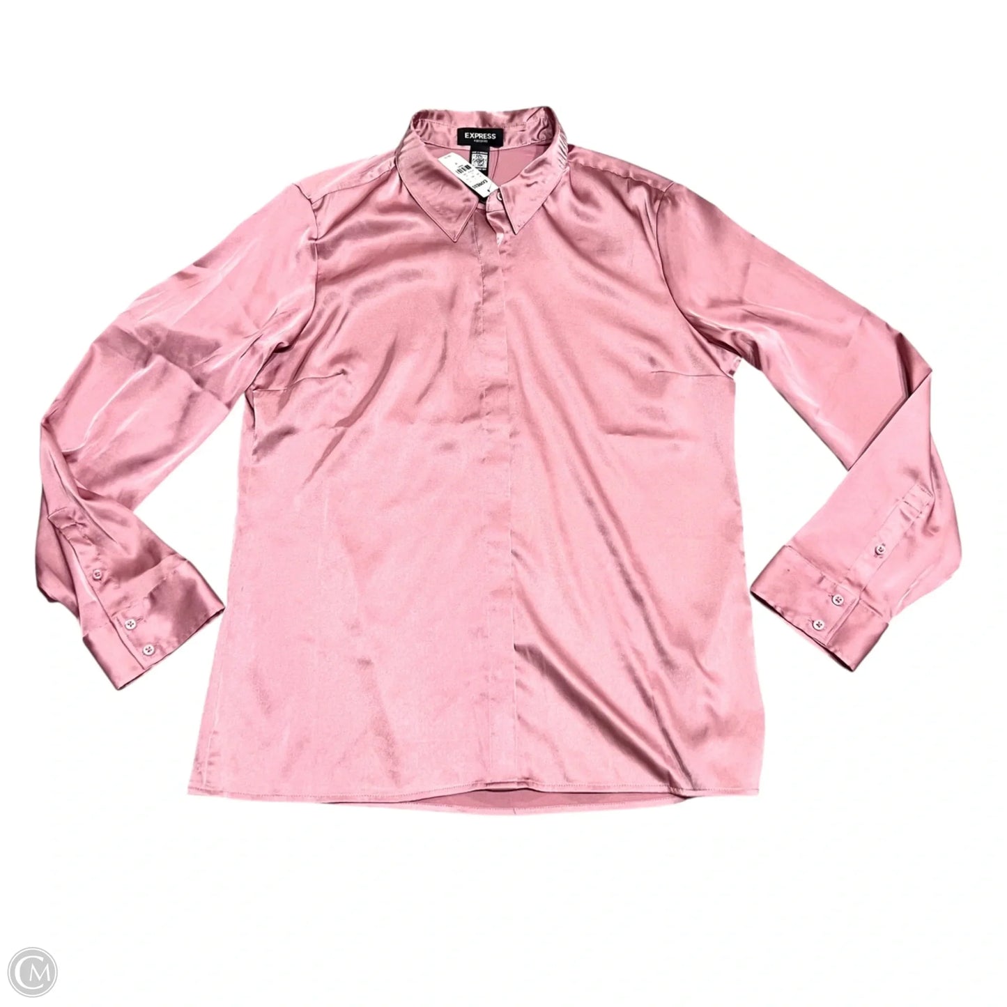 Top Long Sleeve By Express In Mauve, Size: M