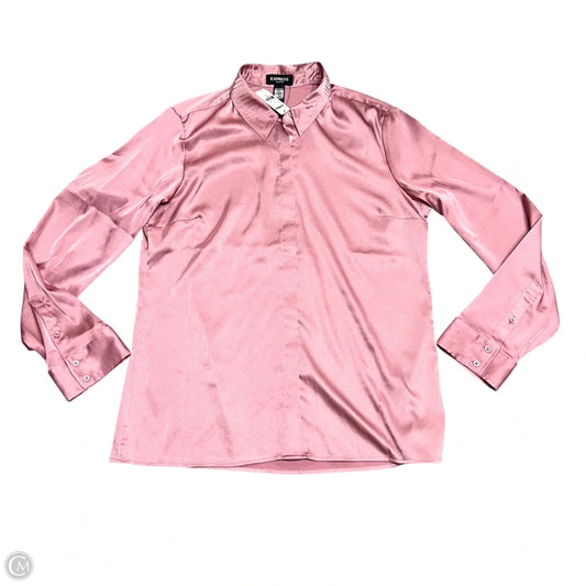 Top Long Sleeve By Express In Mauve, Size: M