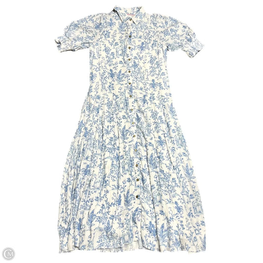 Dress Designer By Lilly Pulitzer In Blue & White, Size: S