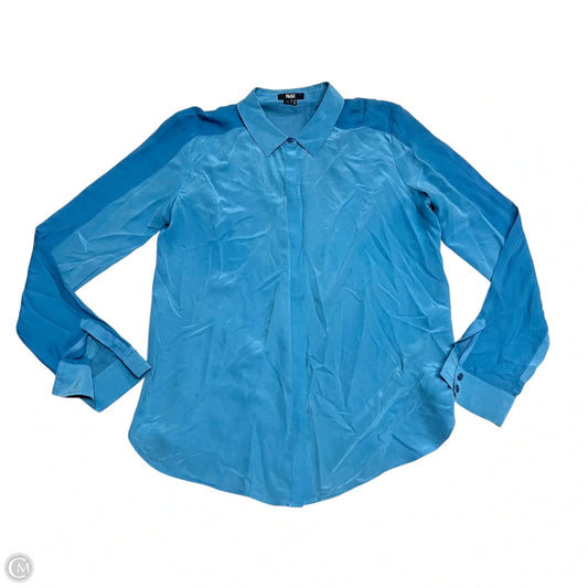 Top Long Sleeve By Paige In Blue, Size: M