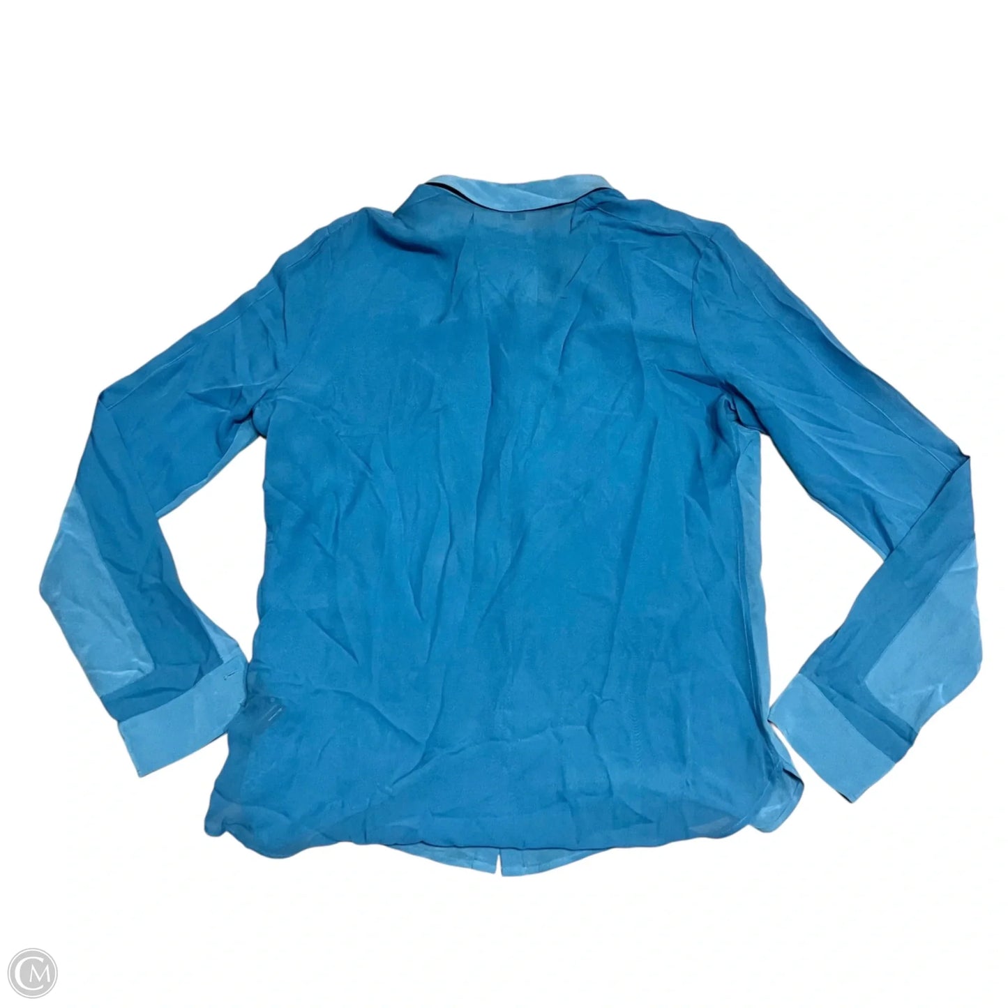Top Long Sleeve By Paige In Blue, Size: M