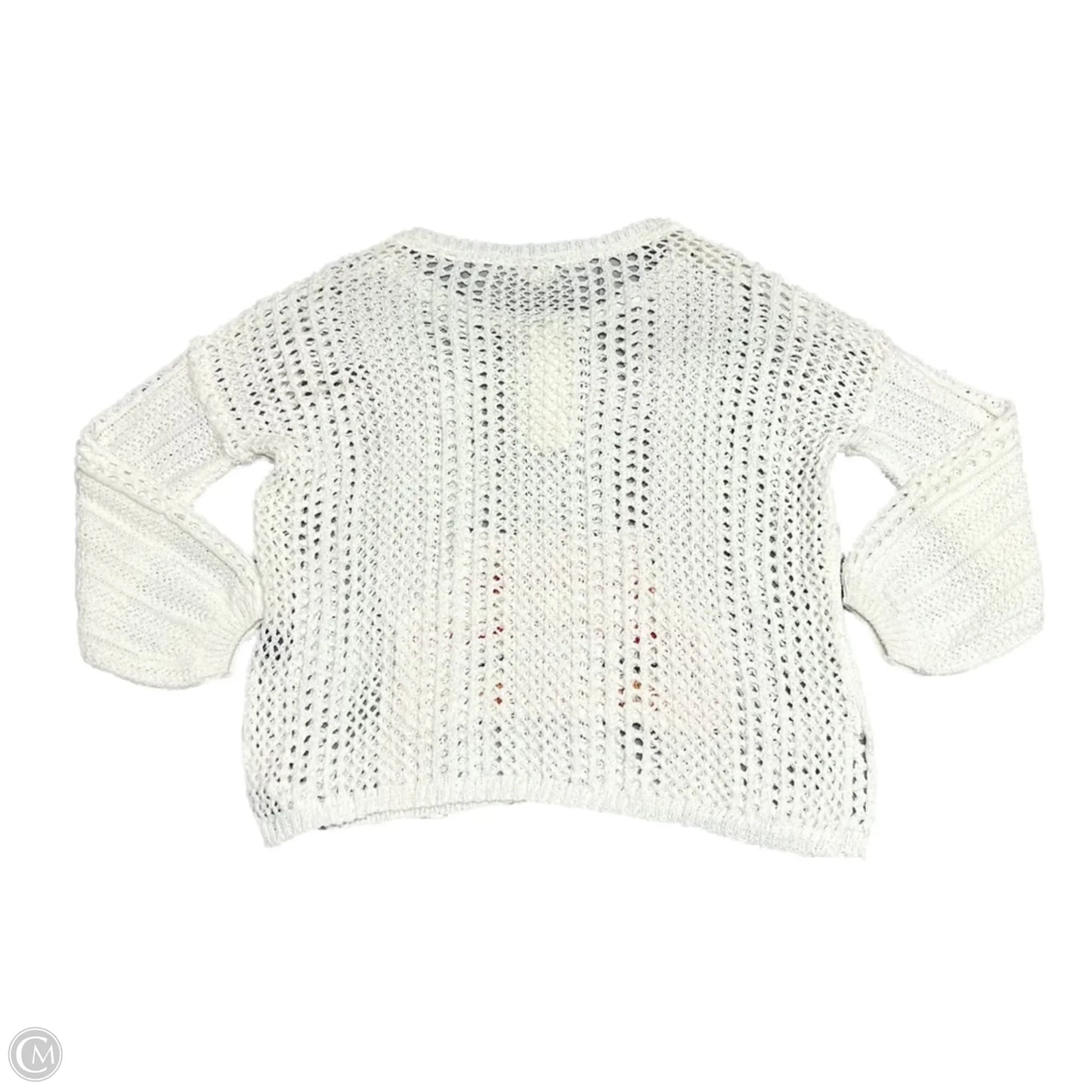 Sweater By Pol In Cream & Orange, Size: S