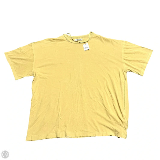 Top Short Sleeve By We The Free In Yellow, Size: L