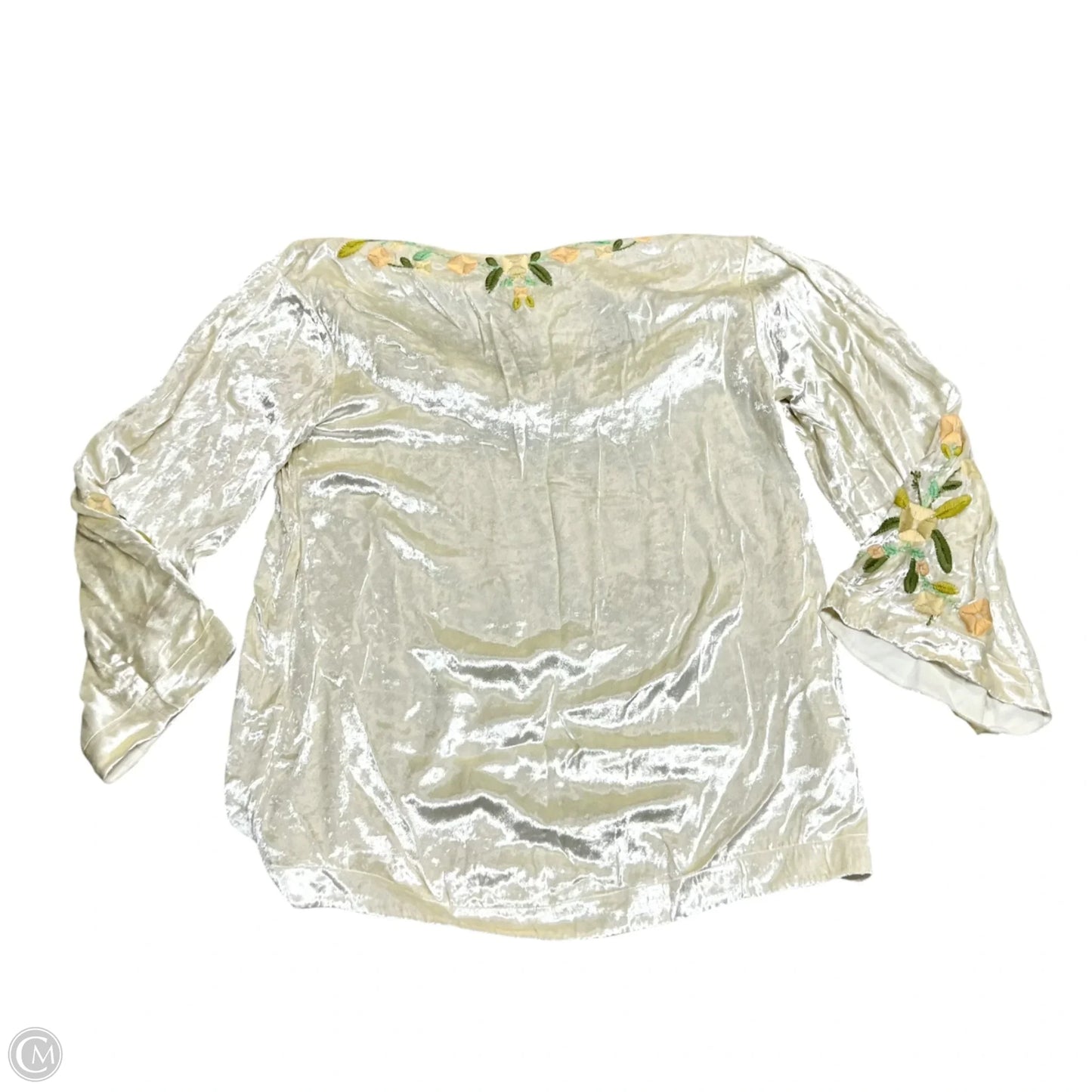 Tunic Long Sleeve By Free People In Cream, Size: L