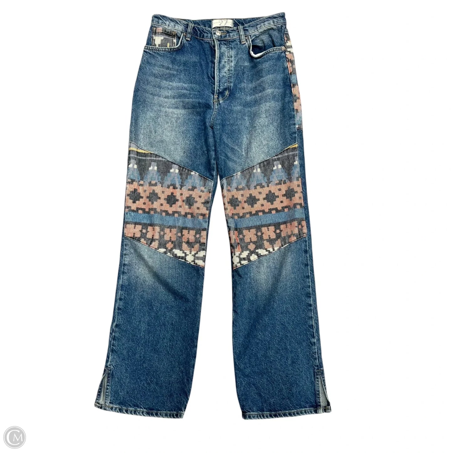 Jeans Wide Leg By We The Free In Blue Denim, Size: 4