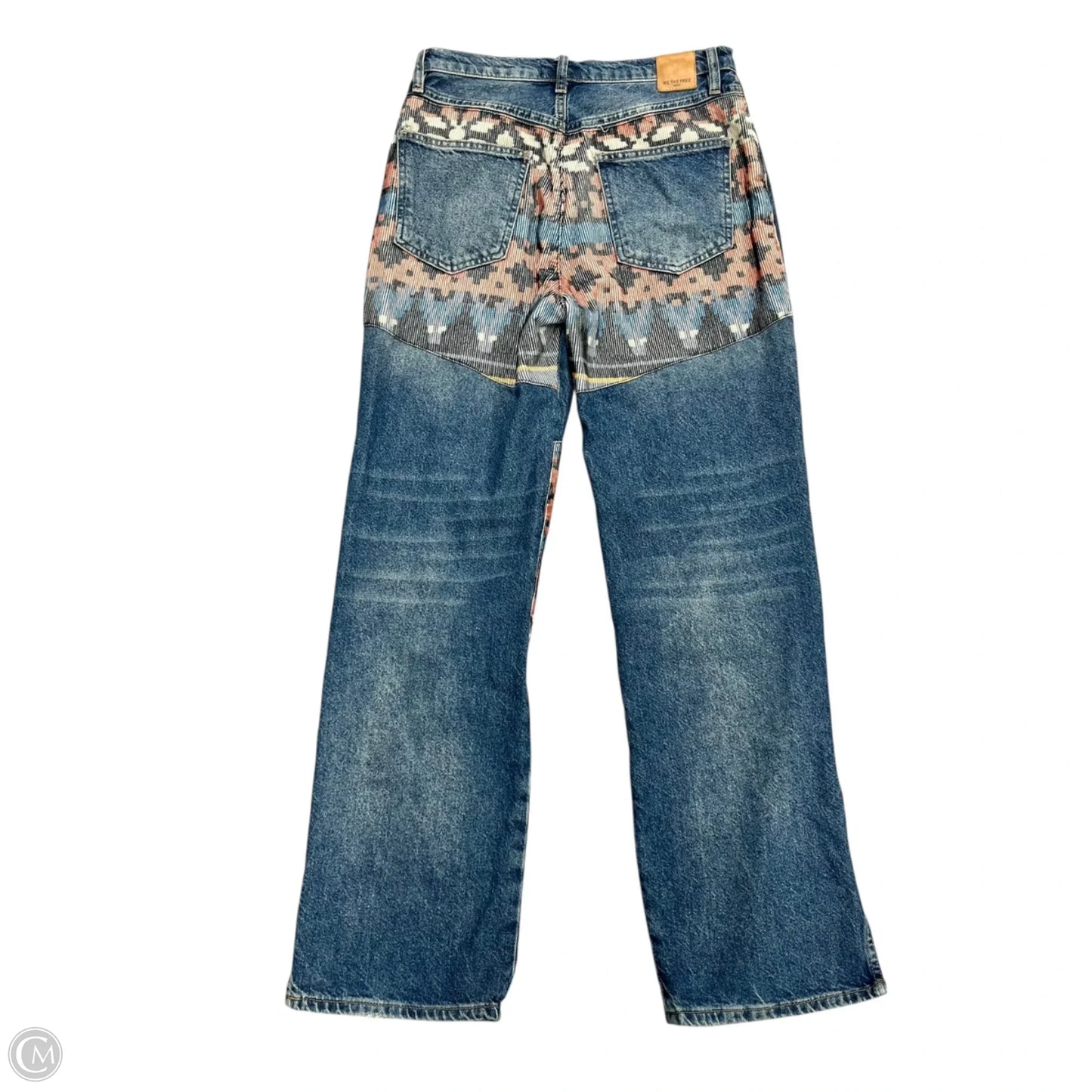 Jeans Wide Leg By We The Free In Blue Denim, Size: 4