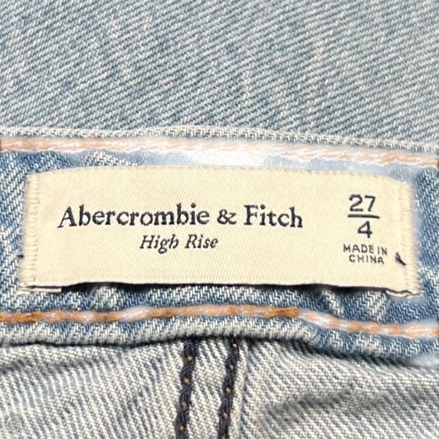 Skirt Maxi By Abercrombie And Fitch In Blue Denim, Size: 4