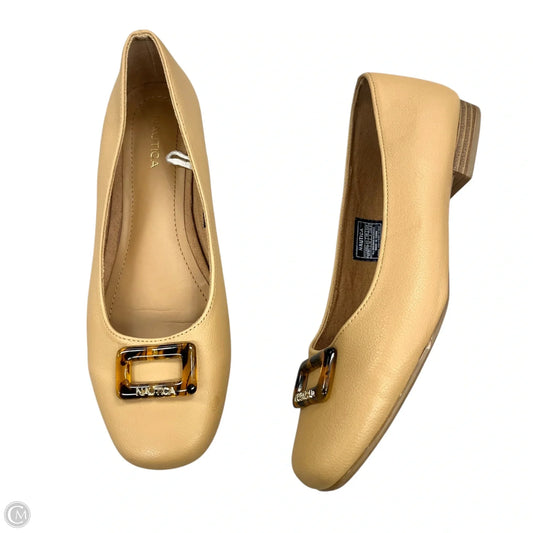 Shoes Heels Block By Nautica In Tan, Size: 10