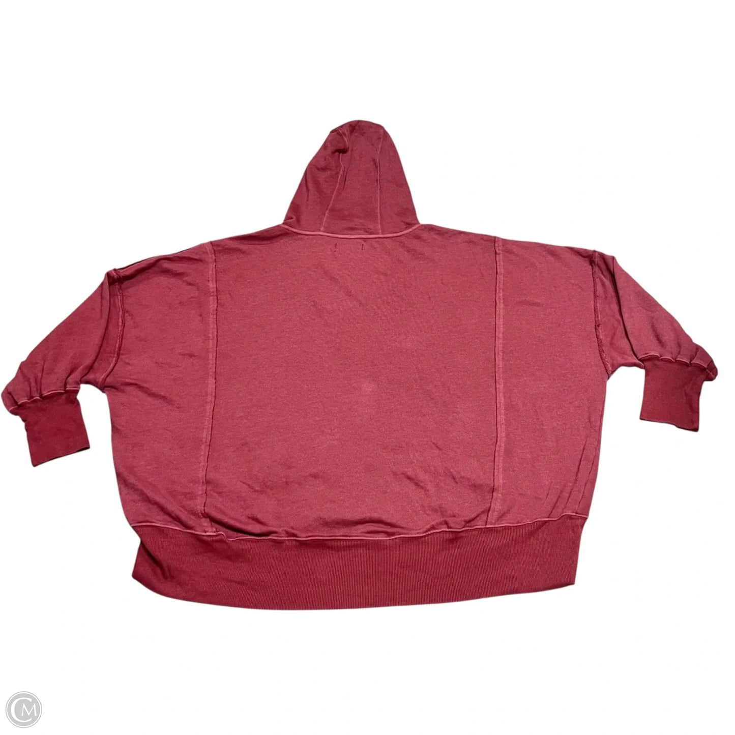 Sweatshirt Hoodie By We The Free In Red, Size: L