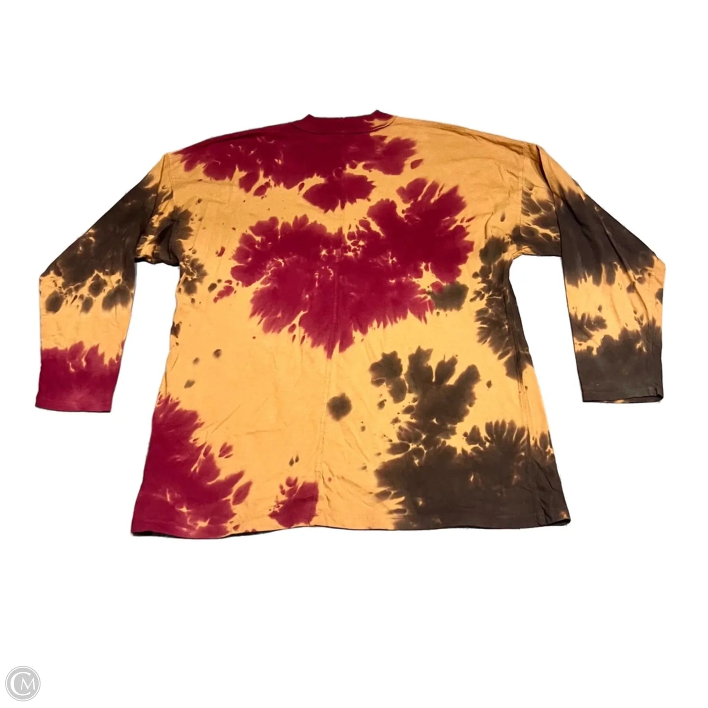 Top Long Sleeve By We The Free In Red & Tan, Size: S