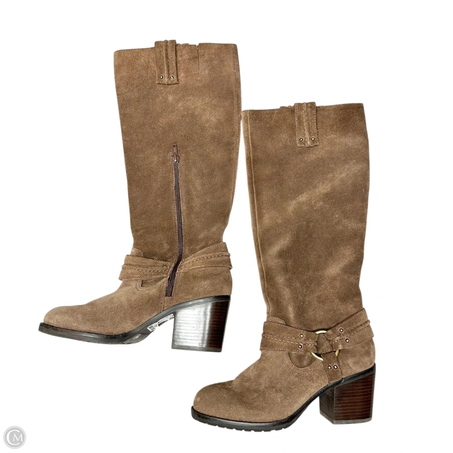 Boots Knee Heels By Jessica Simpson In Bronze, Size: 7.5