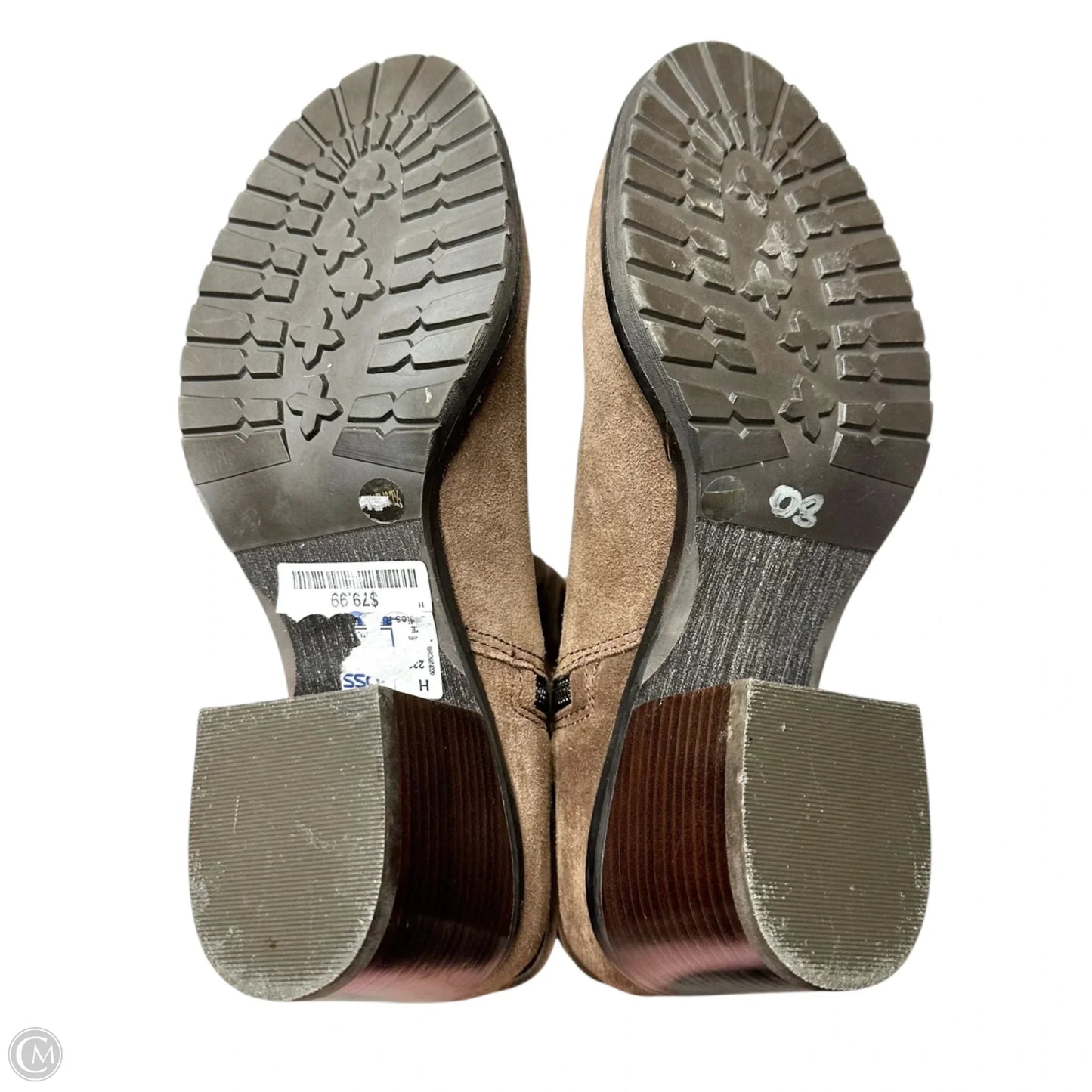 Boots Knee Heels By Jessica Simpson In Bronze, Size: 7.5