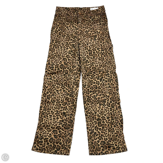 Jeans Wide Leg By Gap In Leopard Print, Size: 4