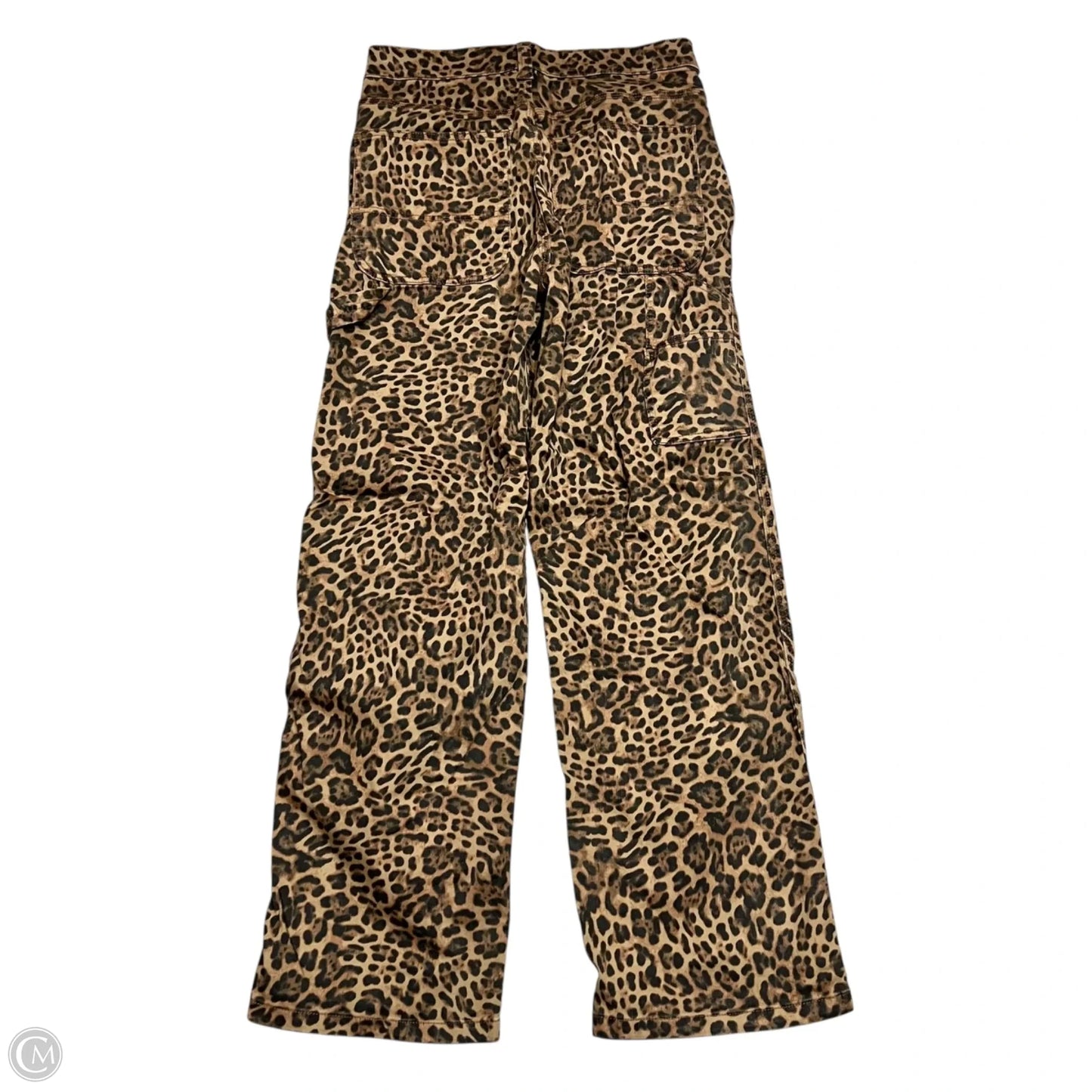 Jeans Wide Leg By Gap In Leopard Print, Size: 4