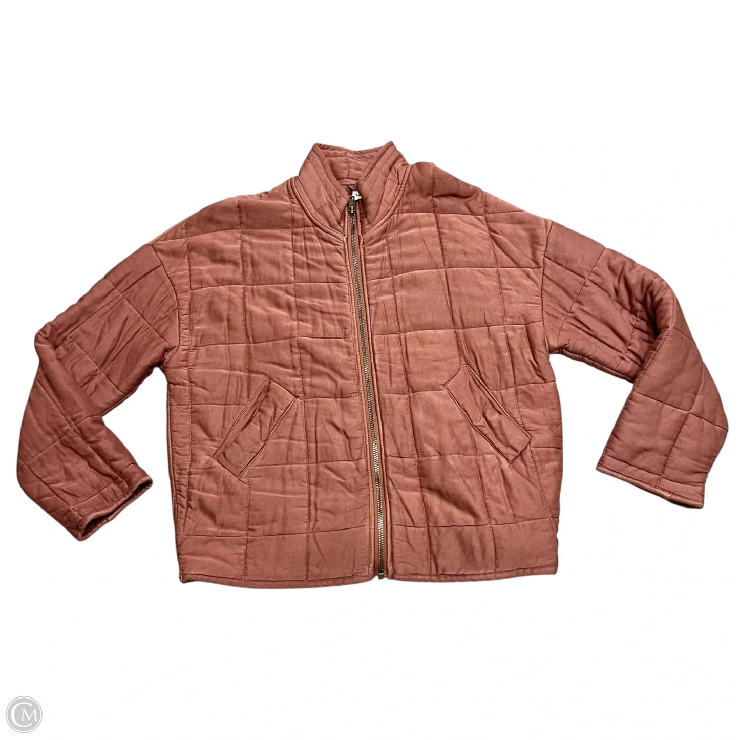 Coat Puffer & Quilted By By Together In Brown, Size: M