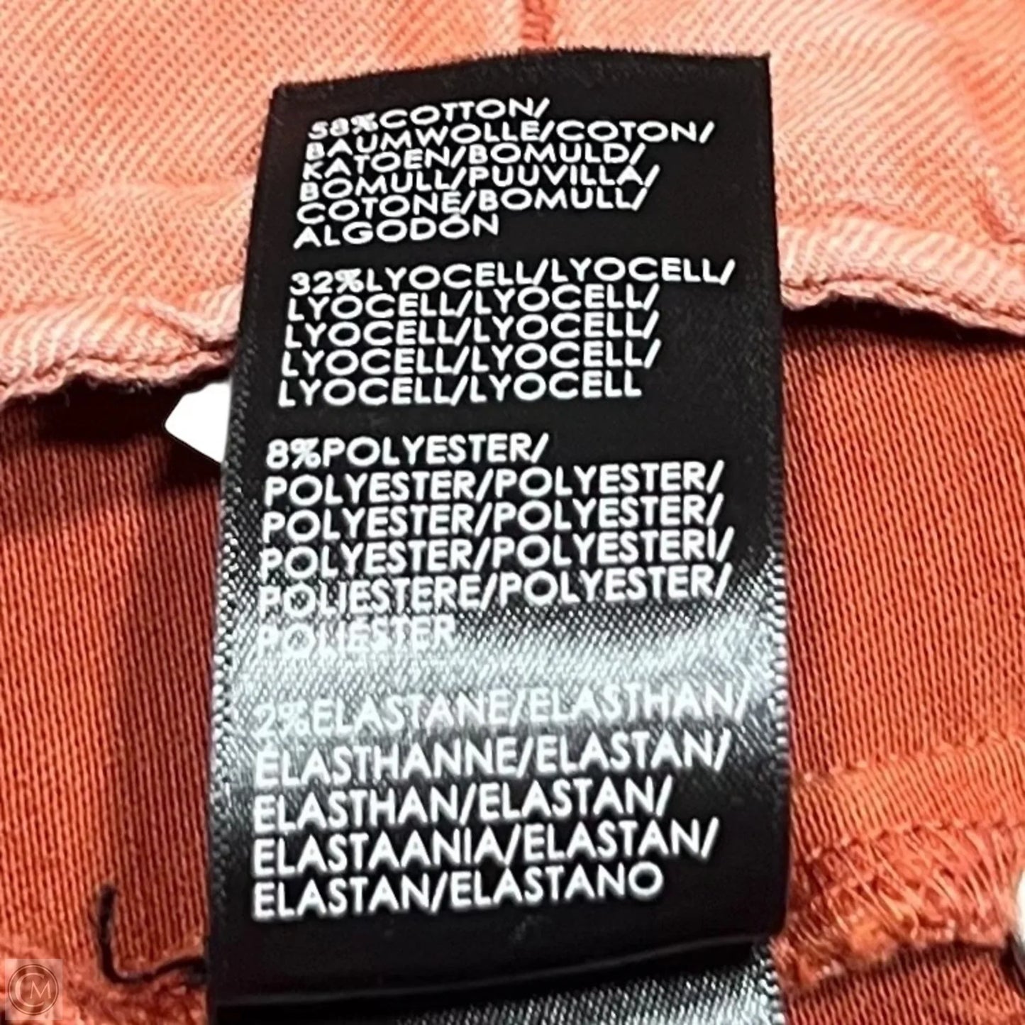 Jacket Denim By Liverpool In Orange Denim, Size: L