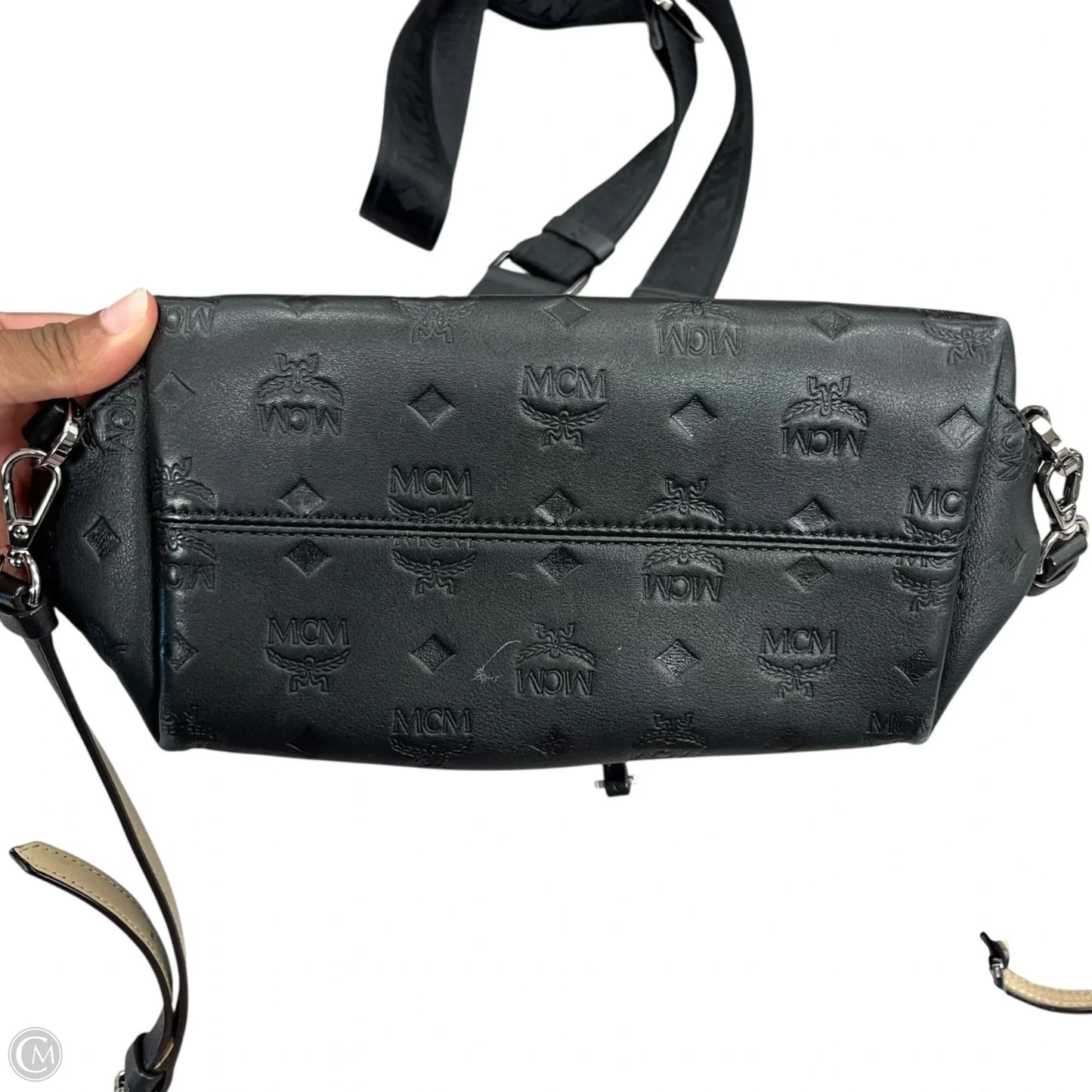 Backpack Luxury Designer By Mcm, Size: Small