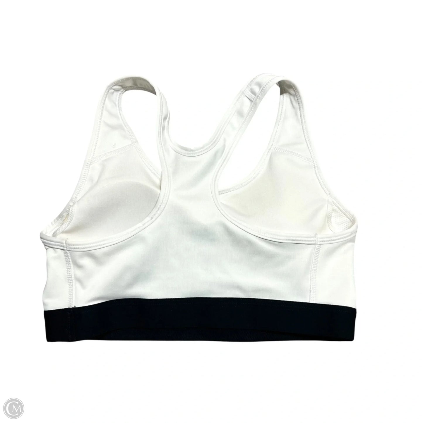 Athletic Bra By Nike In Black & White, Size: S