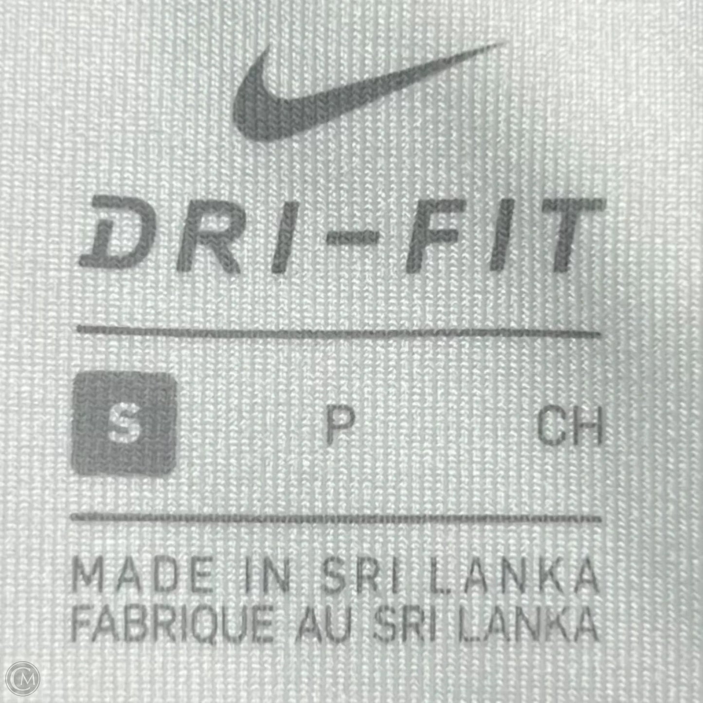 Athletic Bra By Nike In Black & White, Size: S