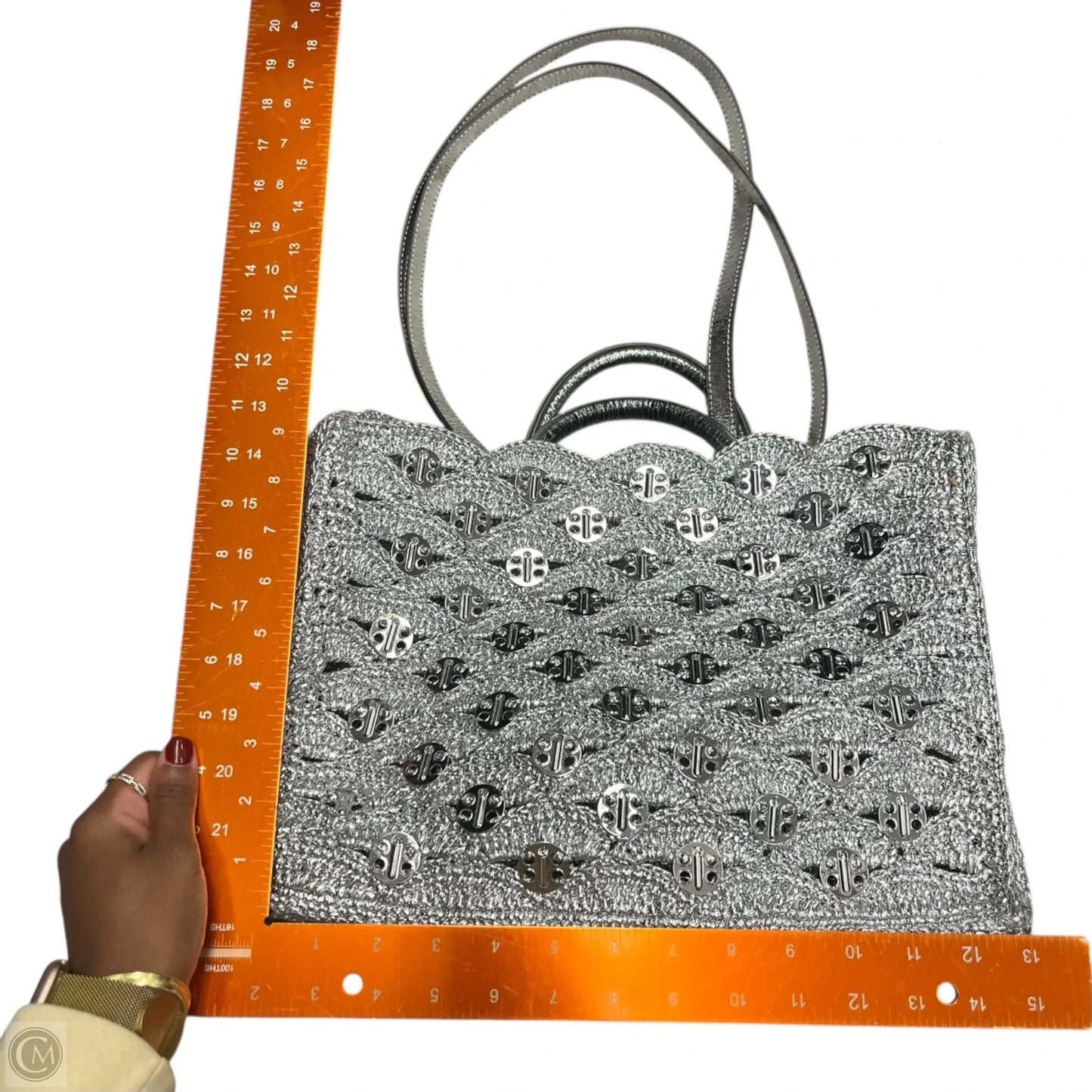 Tote Designer By Paco Rabanne Size: Large