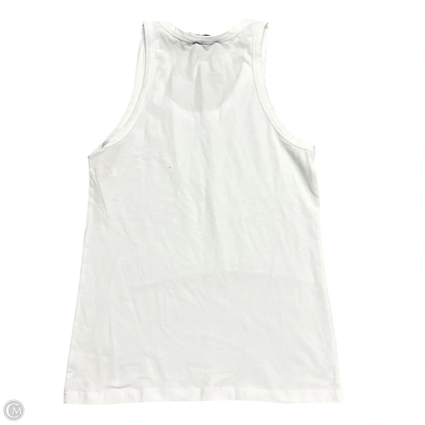 Top Sleeveless Luxury Designer By Versace In White, Size: M