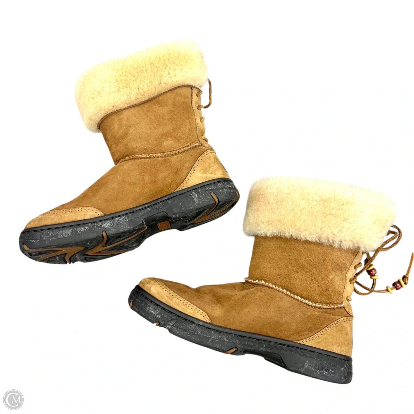 Boots Designer By Ugg In Tan, Size: 9