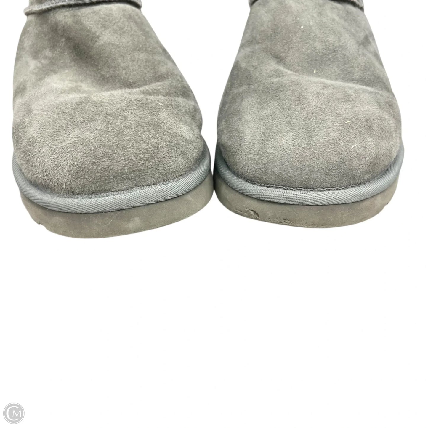Boots Designer By Ugg In Grey, Size: 9