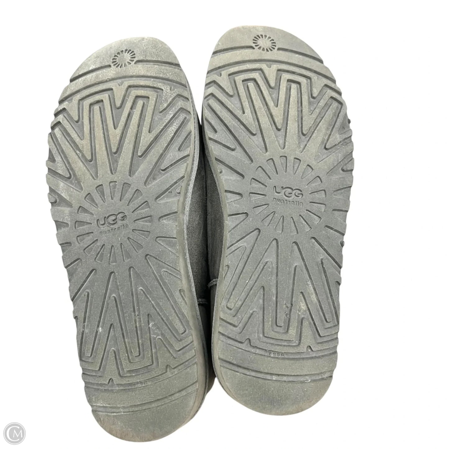 Boots Designer By Ugg In Grey, Size: 9