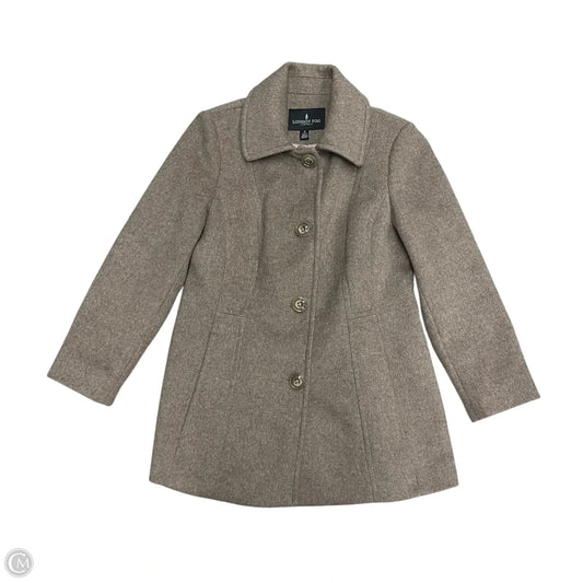 Coat Peacoat By London Fog In Taupe, Size: S