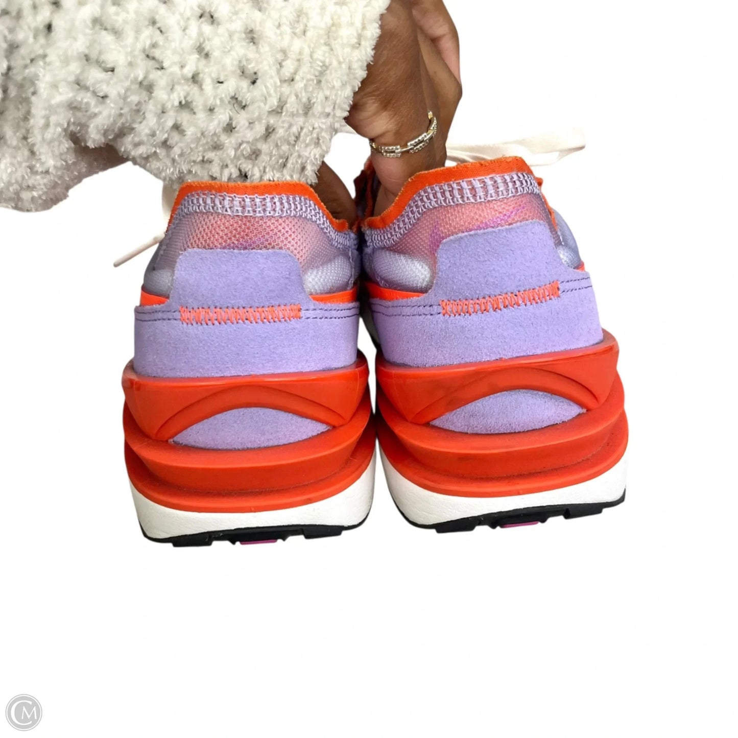 Shoes Sneakers By Nike In Orange & Purple, Size: 9